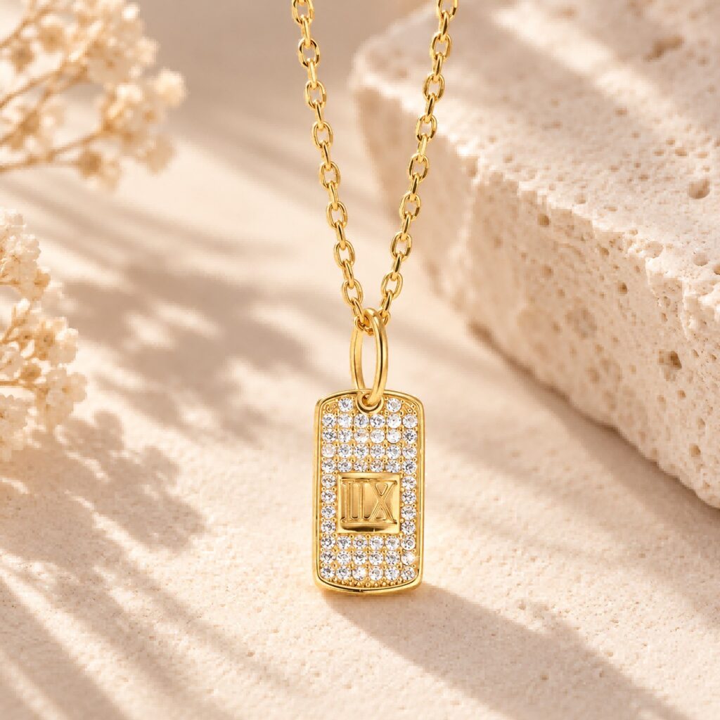 Geometric Pendant Necklace