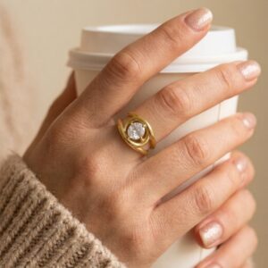 CZ Signet Ring